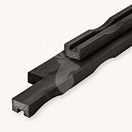 Ventilatielatten zwart