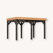 Douglas overkapping IJssel XL1 | zwart douglas | 447x305 cm