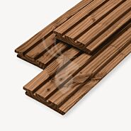 Douglas triple rhombus | bruin | 2,5x14,5 cm