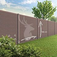 Tuinscherm Velufence triple | tropical brown