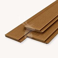 EXTRION thermowood Fraké channelsiding | 2x19 cm