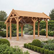 Douglas kapschuur Linge XL1 | douglas blank onbehandeld | 447x344 cm