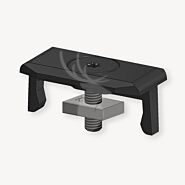 Aslon bevestigingsclips aluminium onderligger 
