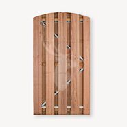 Toogdeur Solide | verzinkt frame | met slot linksdraaiend