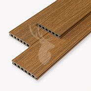 Composiet vlonderplank Fiberdeck | teak brown | 13,8 cm