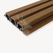 Gevelbekleding WEO 35 composiet | triple | teak brown