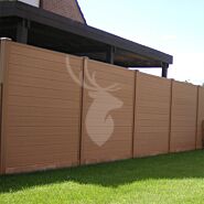 Tuinscherm Velufence | tropical brown | composiet palen