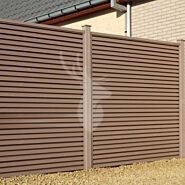 Tuinscherm Velufence triple | tropical brown