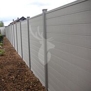 Velufence schutting composiet | Duofuse stone grey