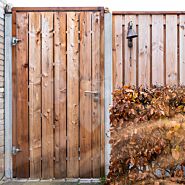 Tuindeur Solide douglas | geen doorkijk | verzinkt frame