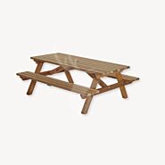 Picknicktafel rechthoek | Hardhout	