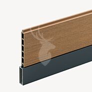 Velufence aluminium startprofiel | grijs