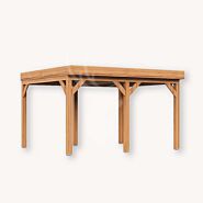 Douglas overkapping IJssel XXL1 | douglas blank geïmpregneerd | 447x405 cm