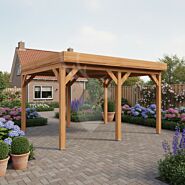 Douglas overkapping IJssel XXL1 | douglas blank geïmpregneerd | 447x405 cm