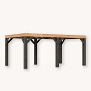 Douglas overkapping Vantinge | zwart gespoten