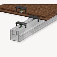 Aslon bevestigingsclips aluminium onderligger 