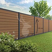 Velufence composiet schutting | Fiberdeck teak brown