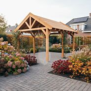 Douglas zadeldak Sallinge XXL1 | douglas blank geïmpregneerd | 447x444 cm