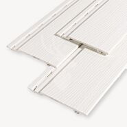 Kunststof gevelbekleding | classic sponning | wit