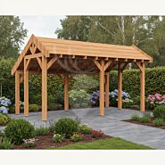 Douglas kapschuur Linge XL2 | douglas onbehandeld | 547x344 cm