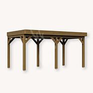 Douglas overkapping IJssel XL2 | douglas groen geïmpregneerd | 547x305 cm