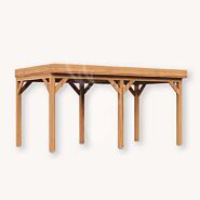 Douglas overkapping IJssel XL2 | douglas blank onbehandeld | 547x305 cm