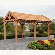 Douglas zadeldak Sallinge XL2 | douglas blank onbehandeld | 547x344 cm