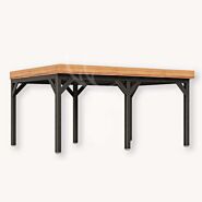 Douglas overkapping IJssel XXL2 | zwart douglas | 547x405 cm