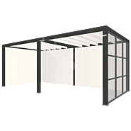 Aluminium overkapping Hillhout Allure | Vuren | 303x593cm