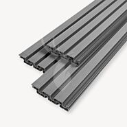 Duofuse composiet rabatdeel triple | stone grey