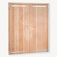 Tuinhuis deur dubbel | dicht 
