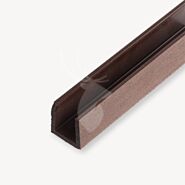 Duofuse composiet u-profiel triple | trop. brown