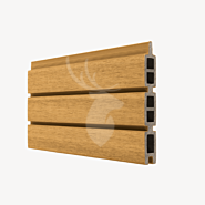 Fiberdeck composiet rabatdeel triple | cedar