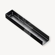 Muur/hoekprofiel betonplaten | zwart