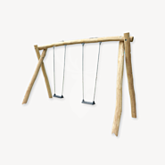 Houten schommel dubbel