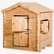 Houten speelhuis Mees