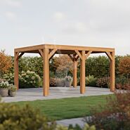 Douglas overkapping Vecht XL1 | douglas onbehandeld | 457x350 cm