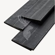 Vuren Zweeds rabat | zwart | 19,5 cm