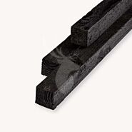 Douglas balk | ruw | zwart | 5x5 cm