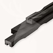 Ventilatielatten zwart