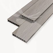 Composiet vlonderplank Duofuse | Houtnerf | Stone grey | 16,2 cm