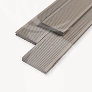 Composiet vlonderplank Duofuse | Ribbel | Stone grey | 14 cm