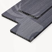 Composiet vlonderplank Veludeck Natural | Dark grey | 21 cm
