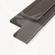 Composiet vlonderplank Duofuse | Ribbel | Graphite black | 14 cm