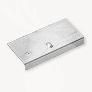 Daktrim verbindingsstuk aluminium | 4,5 cm hoog
