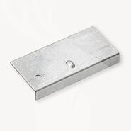 Daktrim verbindingsstuk aluminium | 6 cm hoog