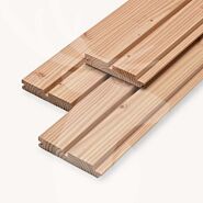 Douglas plank | dubbel rhombus profiel | 2,8x14,5 cm