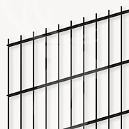 Dubbelstaafmat hekwerk  6/5/6 mm | zwart