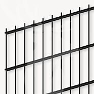 Dubbelstaafmat hekwerk 8/6/8 mm | zwart