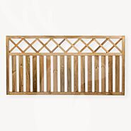 Houten tuinhek trellis
